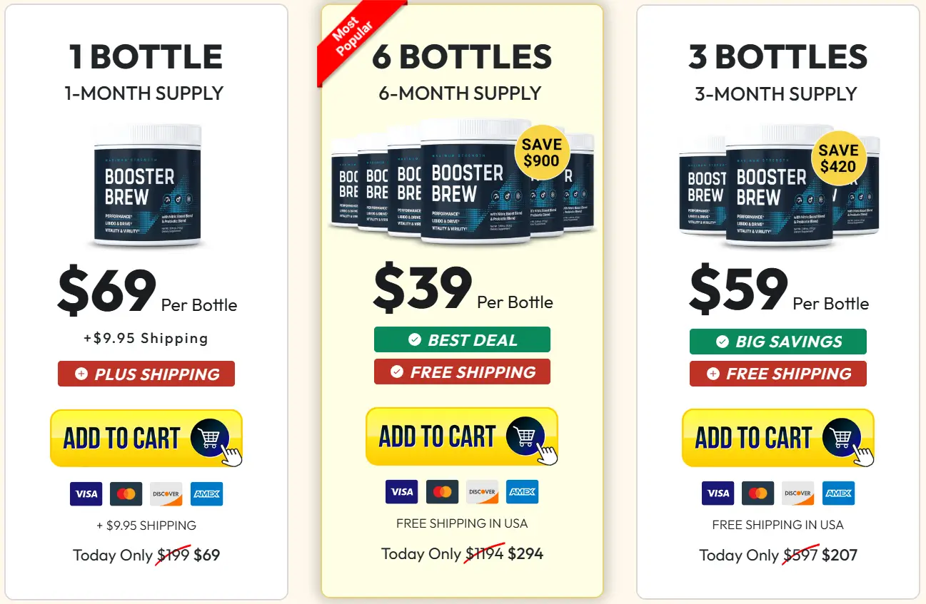 Booster Brew-Pricing-Options